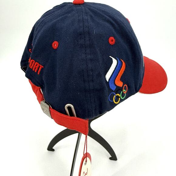Bosco Sport Russia RU Olympic Cap Embroidered Adjustable Hat NWT - Picture 5 of 11